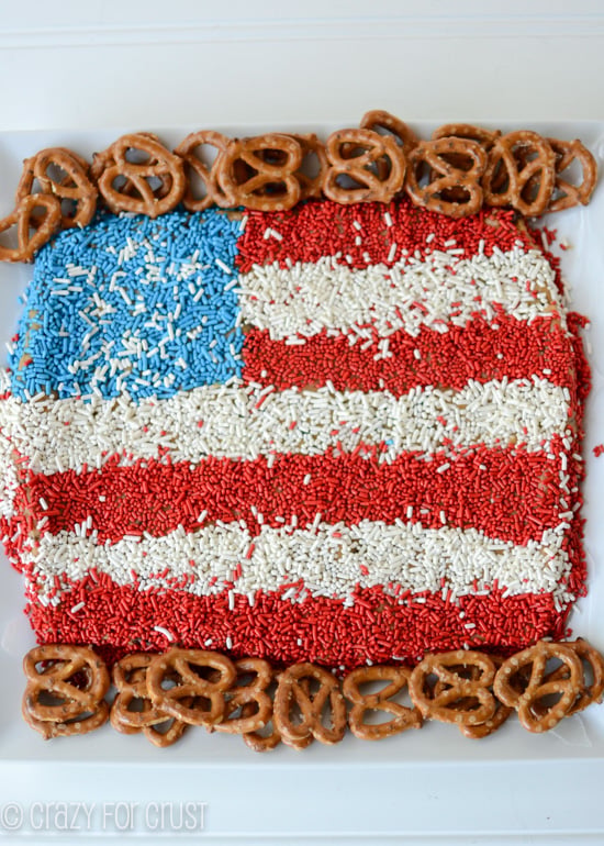 12 - Crazy for Crust - Peanut Butter American Flag Dip