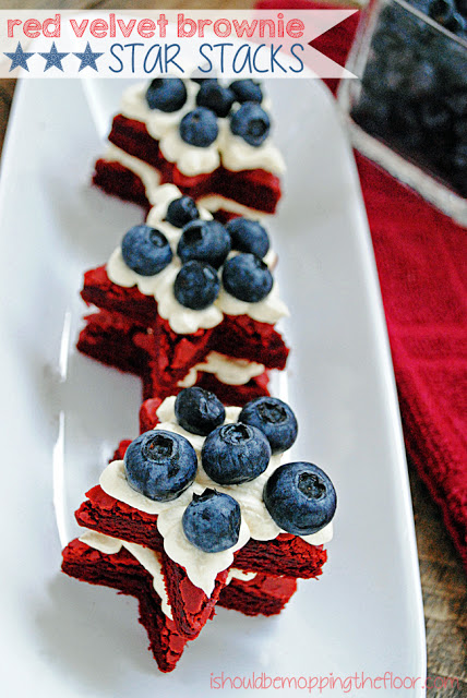 20 - I Should Be Mopping the Floor - Red Velvet Brownie Stars