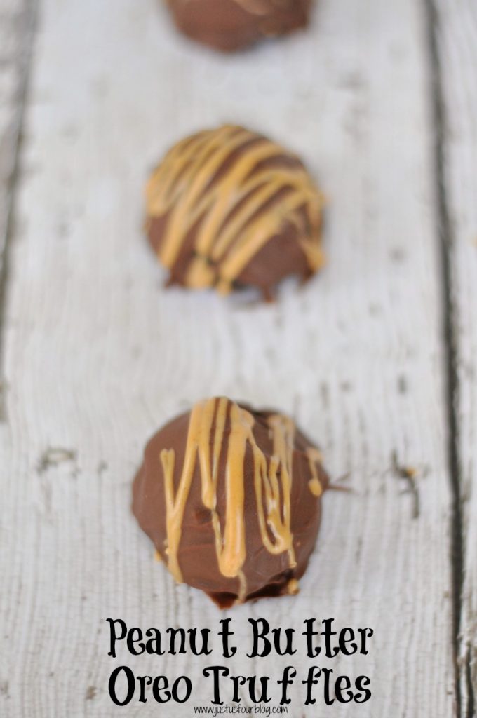 The ultimate combination of peanut butter and chocolate! These are AH-MAZING and the BEST truffles I've ever had.