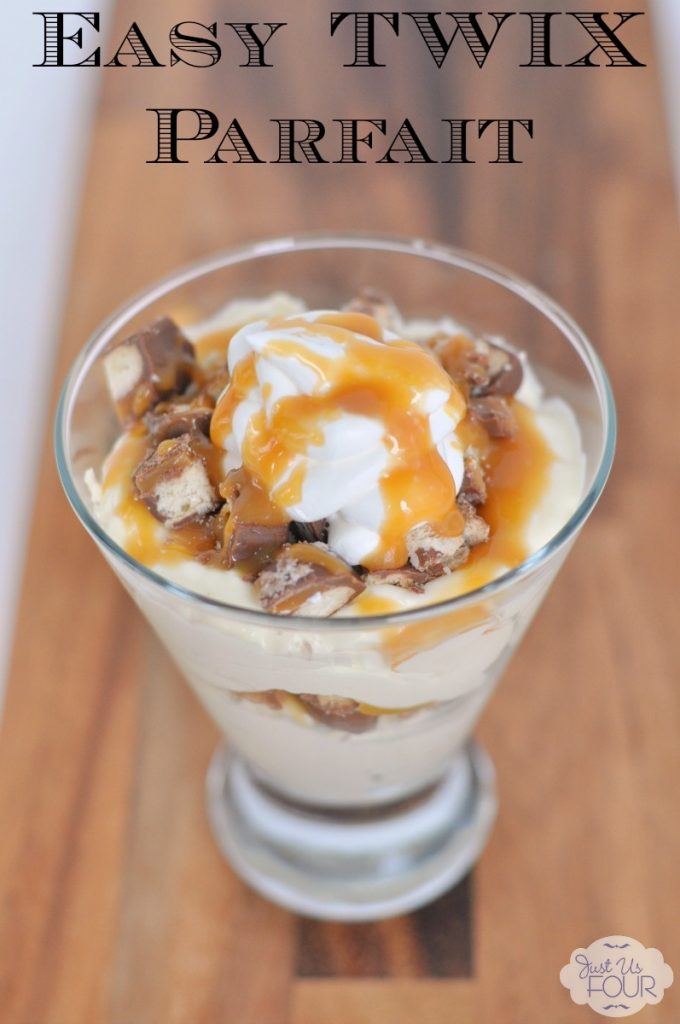 A TWIX parfait is the easiest dessert to make and is guaranteed to disappear when served!