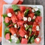 This salad is such a delicious way to enjoy one of our favorite summer fruits: watermelon!