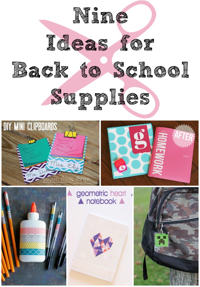 9 ways to make back to school supplies look awesome!