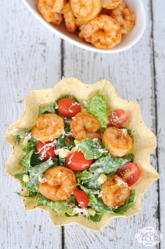 Grilled Chipotle Shrimp Salad