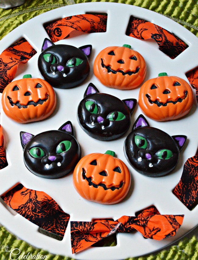 27 - Little Miss Celebration - Halloween Candy Covered Oreos
