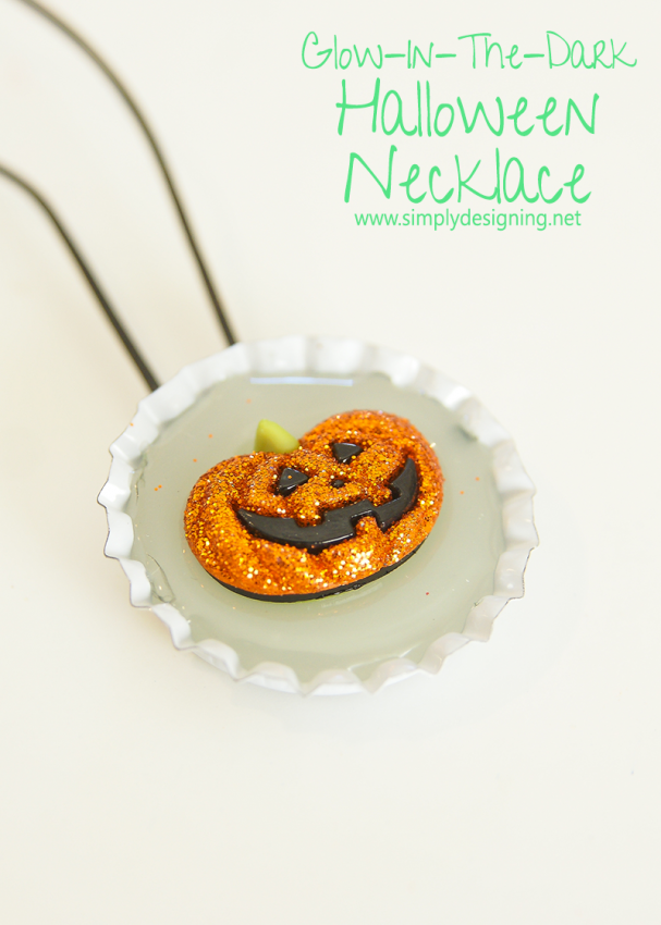27 - Simply Designing - Glow in the Dark Halloween Necklace