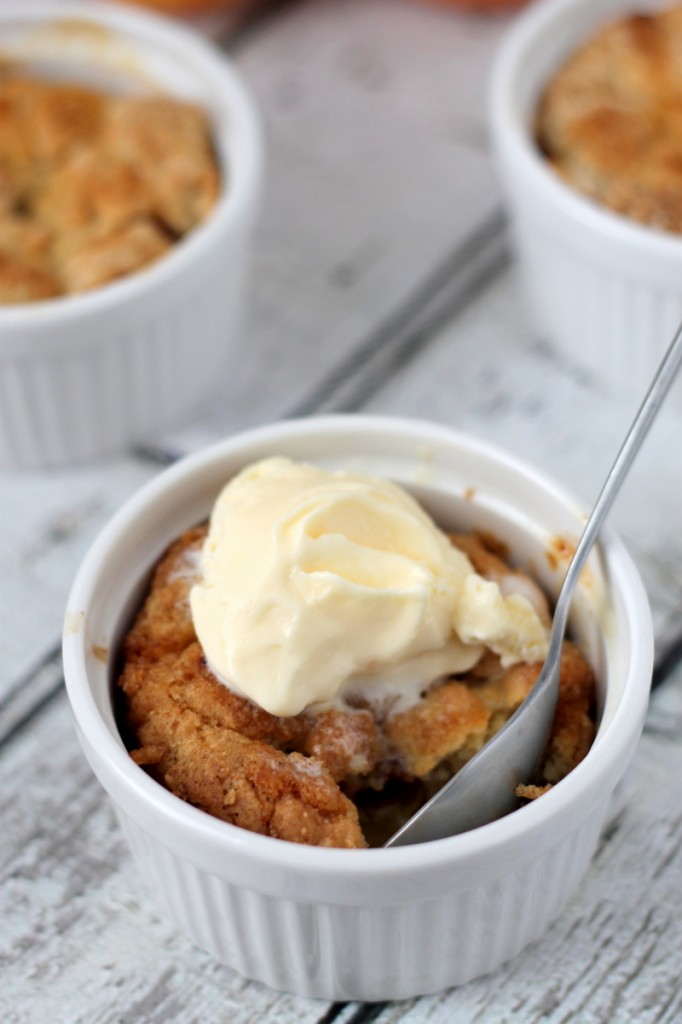 This apple cobbler recipe is amazing! I love the individual portions too.