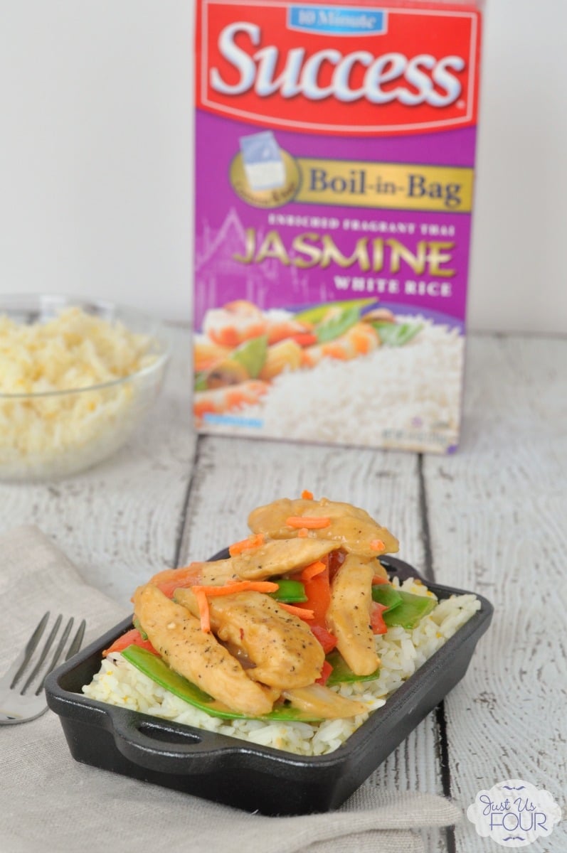 Chicken Satay with Orange Jasmine Rice - The Perfect Weeknight Meal