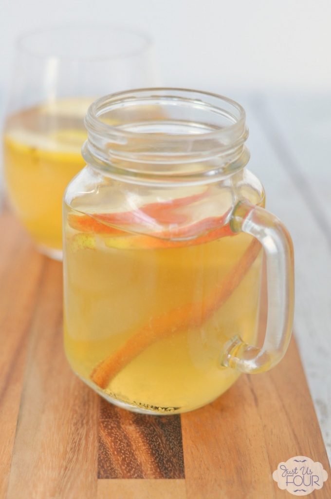 Fall Sangria with all the yummy flavors of fall like apple, cinnamon and pear.