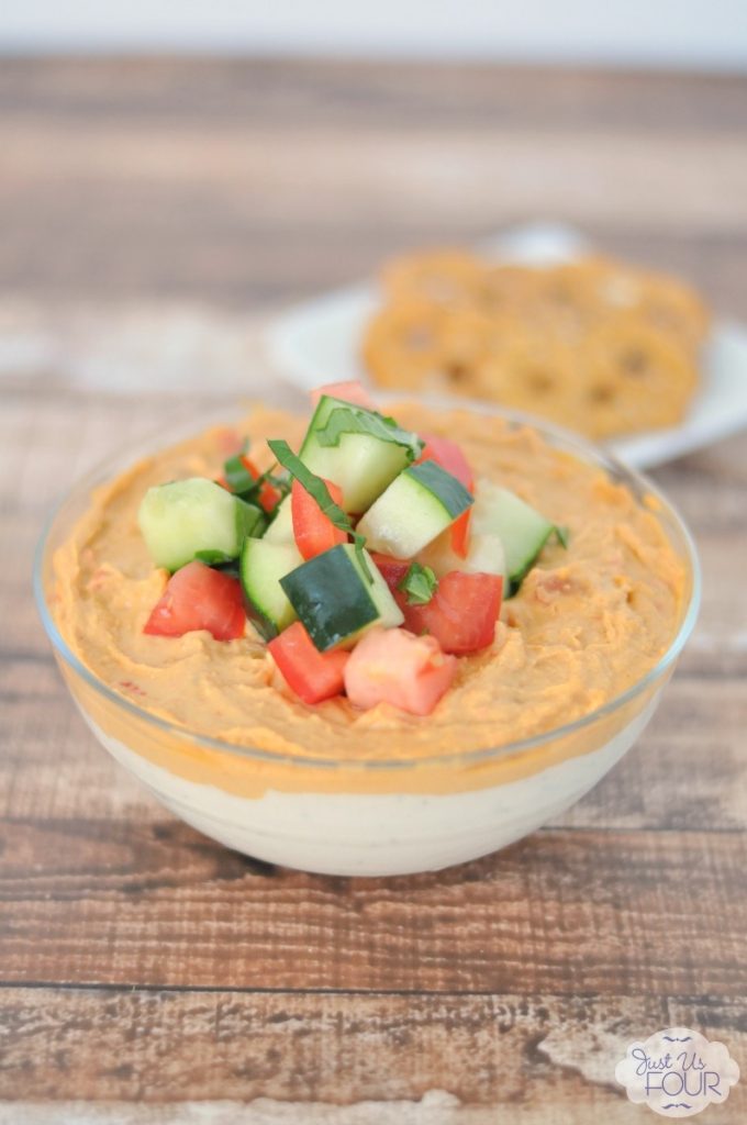 Easy dips for parties are the best! This one is only a few ingredients and tastes amazing.