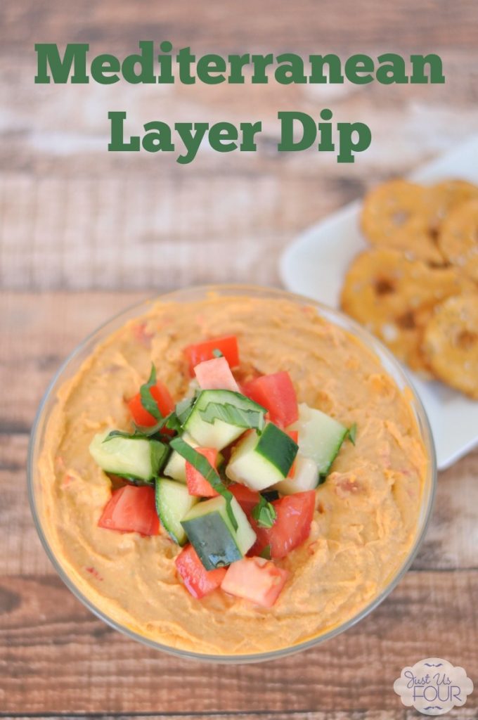 Dips are the perfect party food! This one is full of flavor and looks awesome on the buffet table!