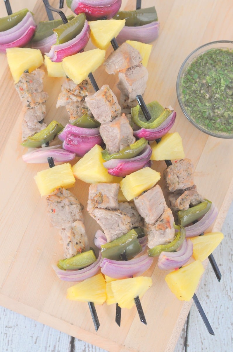 Garlic and Herb Pork Kabobs My Suburban Kitchen