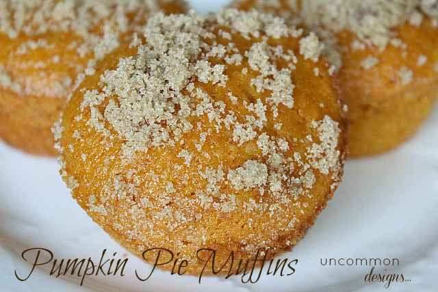 22 - Uncommon Designs - Pumpkin Pie Muffins