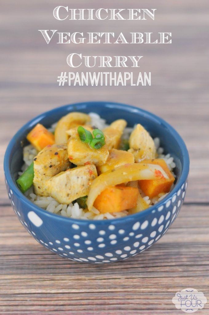 Chicken and Vegetable Coconut Curry that is ready super fast and is so delicious. I can't wait to try it.