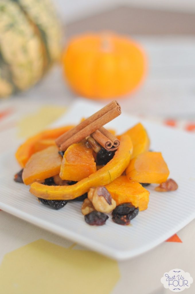I love the combination of sweet and tart in this maple roasted butternut squash recipe.