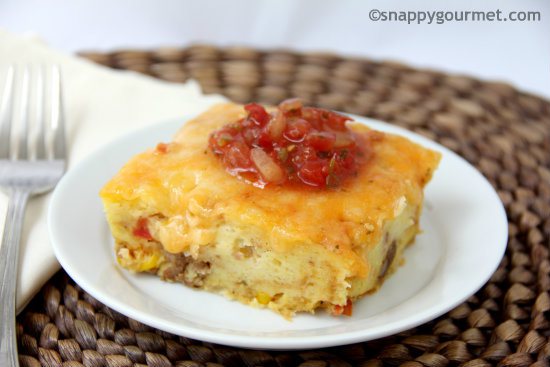 15 - Snappy Gourmet - Mexican Sausage and Cornbread Strata