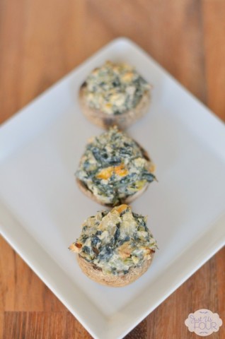 02 - Just Us Four - Spicy Spinach Stuffed Mushrooms