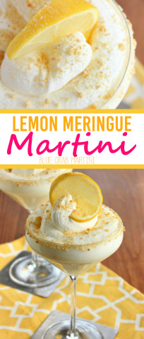 Refreshing Lemon Meringue Martini