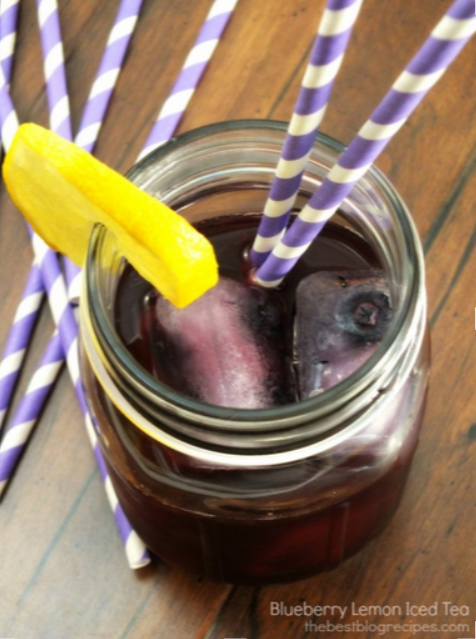03 - The Best Blog Recipes - Blueberry Lemon Iced Tea