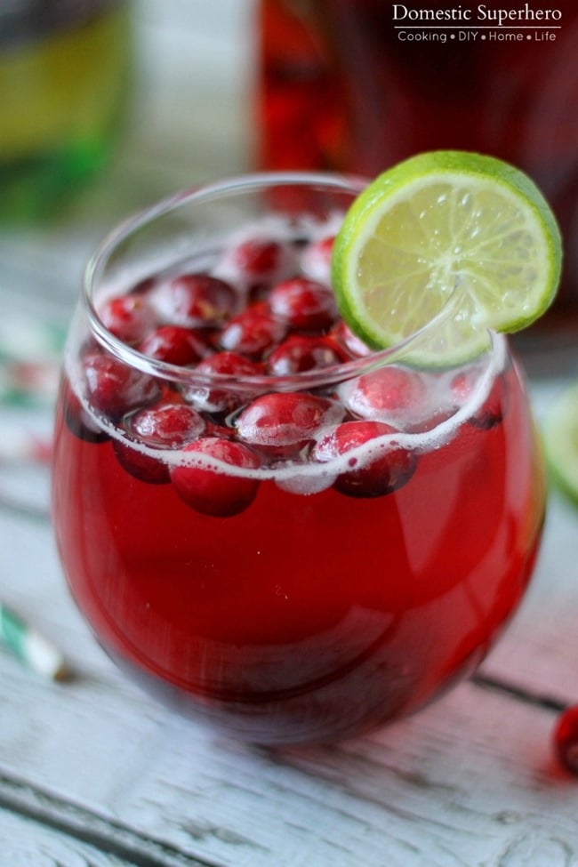 04 - Domestic Superhero - Cranberry Lime Mocktail