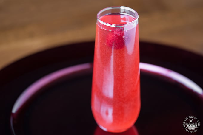 13 - Self Proclaimed Foodie - Coconut Raspberry Bellini