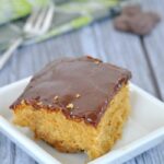 The best Kahlua coffee poke cake!
