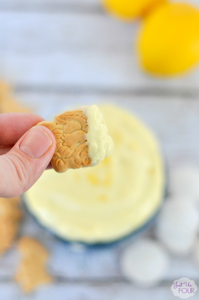 Three Ingredient Lemon Cake Batter Dip