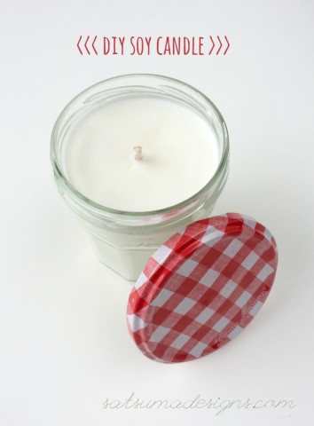 diy soy candle