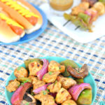Paleo Mustard Balsamic Chicken Kabobs - The perfect recipe for grilling season!