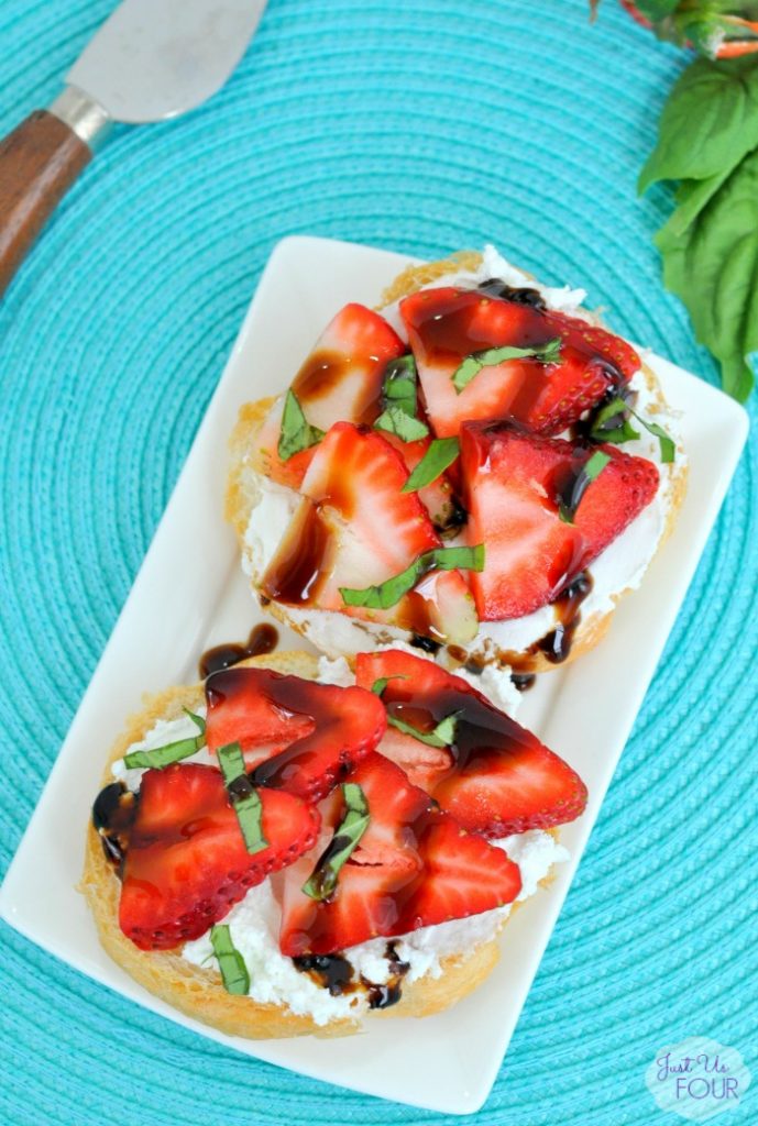 I am so making this for our next picnic! I love goat cheese and strawberries together.