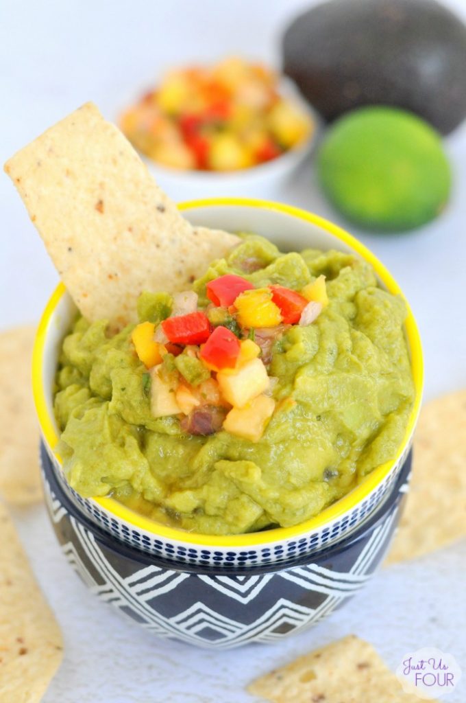 This guacamole is the perfect spin on regular guacamole.