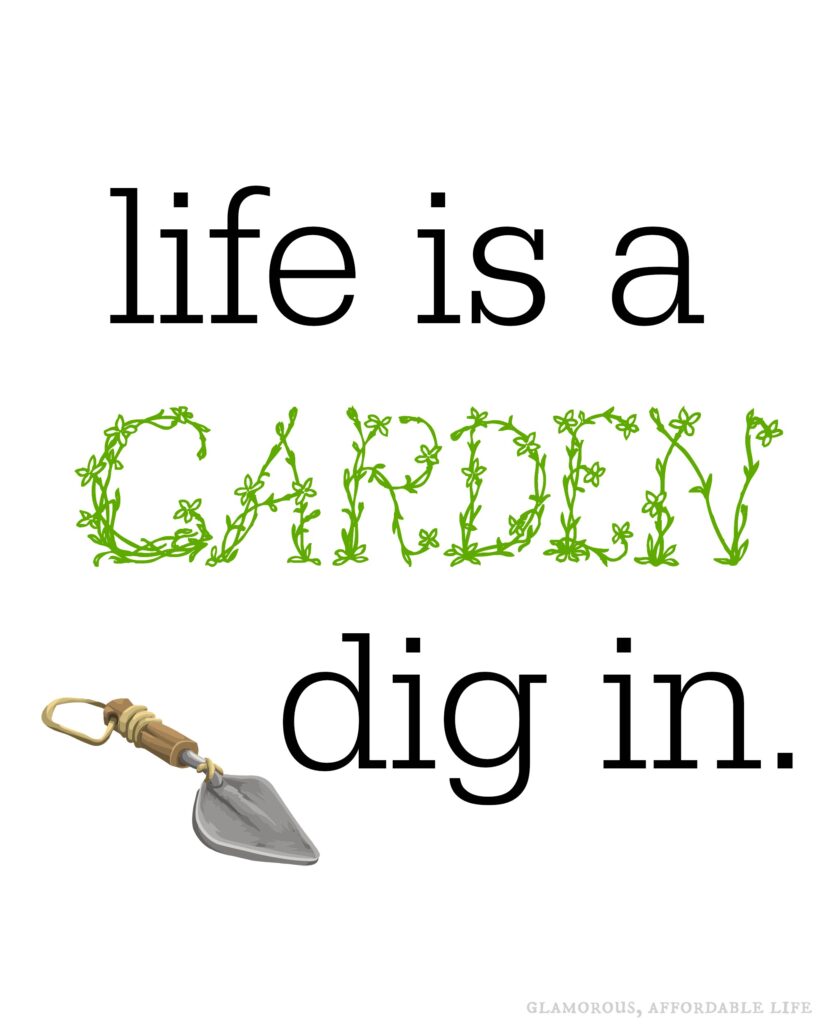 garden printable