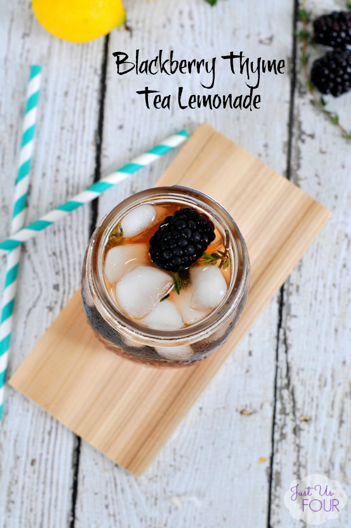 Blackberry Thyme Tea Lemonade