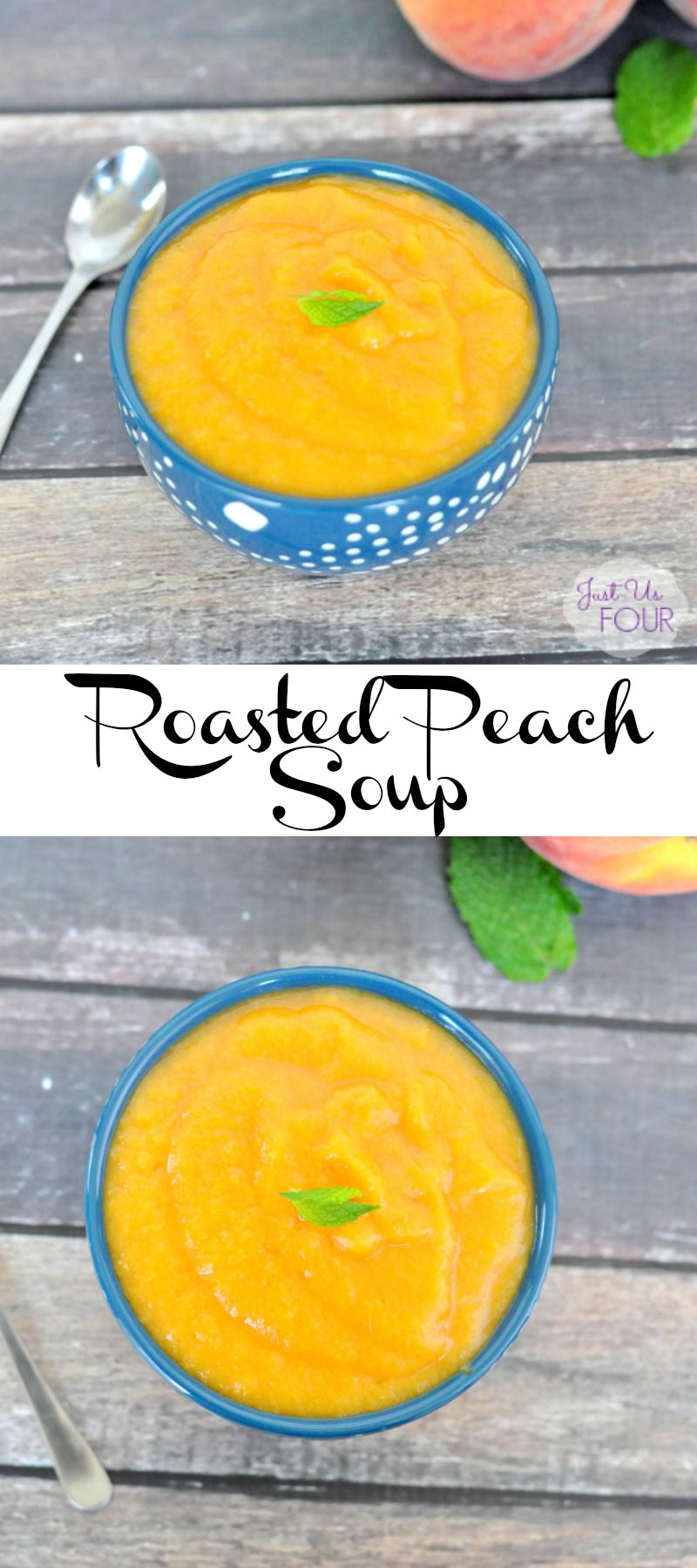 Roasted peach soup makes the absolute perfect summer recipe!