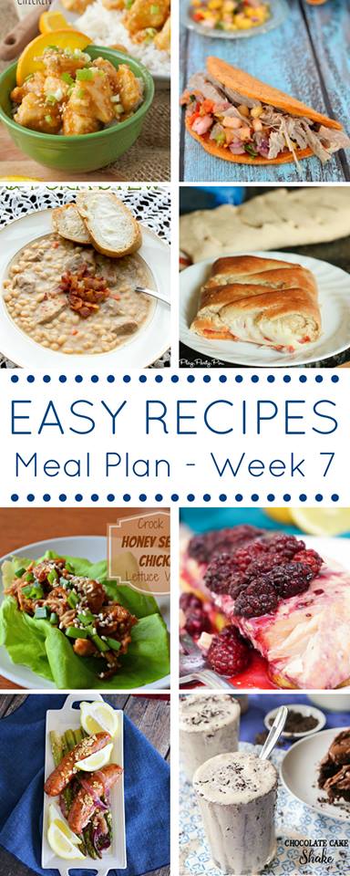 This easy dinner recipes meal plan makes getting dinner on the table a breeze!