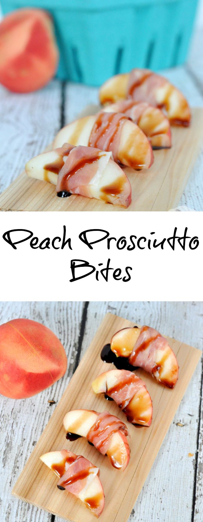 Peach Prosciutto Bites