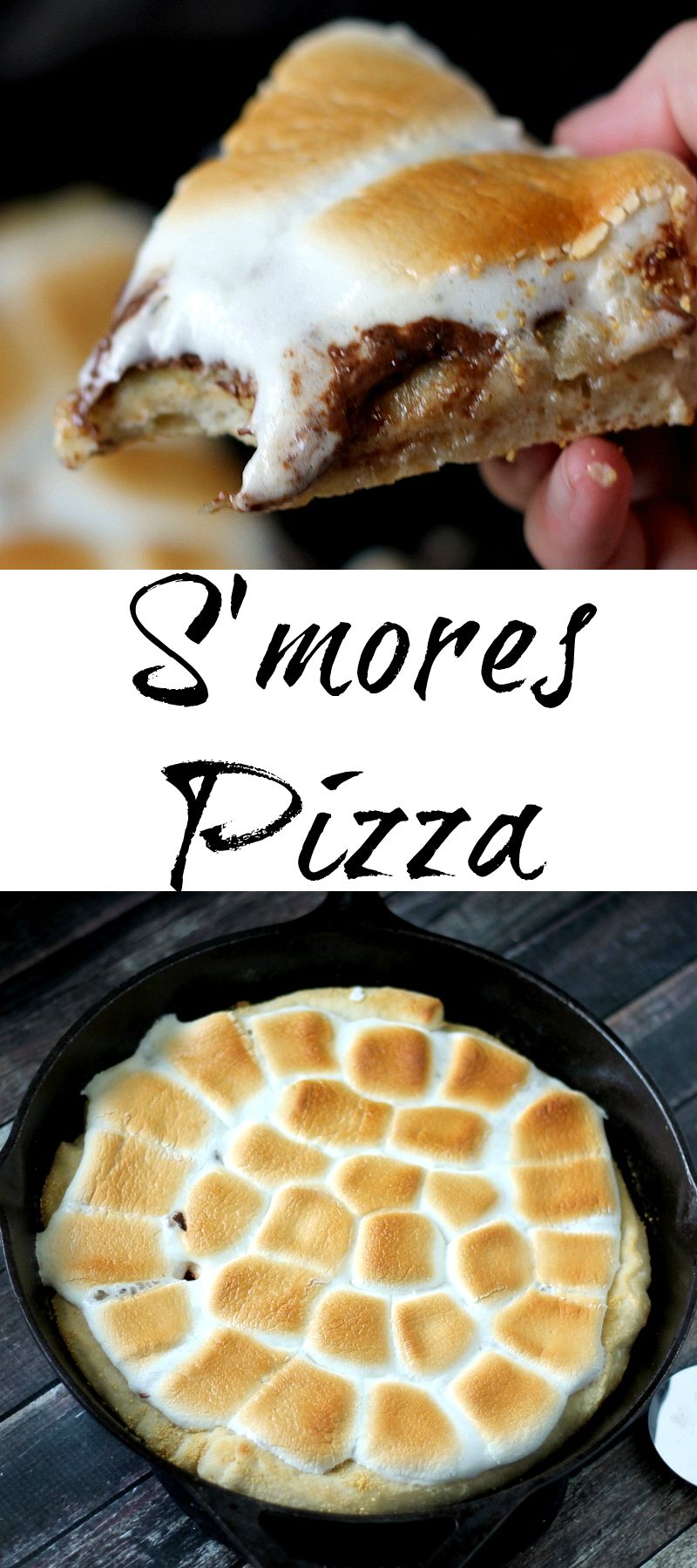 S'mores Pizza is the perfect dessert. It is easy to make and everyone will be begging for a piece!