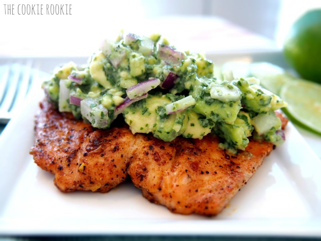 20 - The Cookie Rookie - Salmon with Avocado