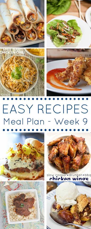 Grab this meal plan full of quick and easy dinner recipes and be ready every night of the week for dinnertime.