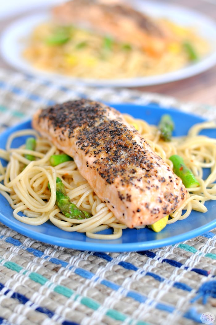 Peppered Salmon Stir Fry