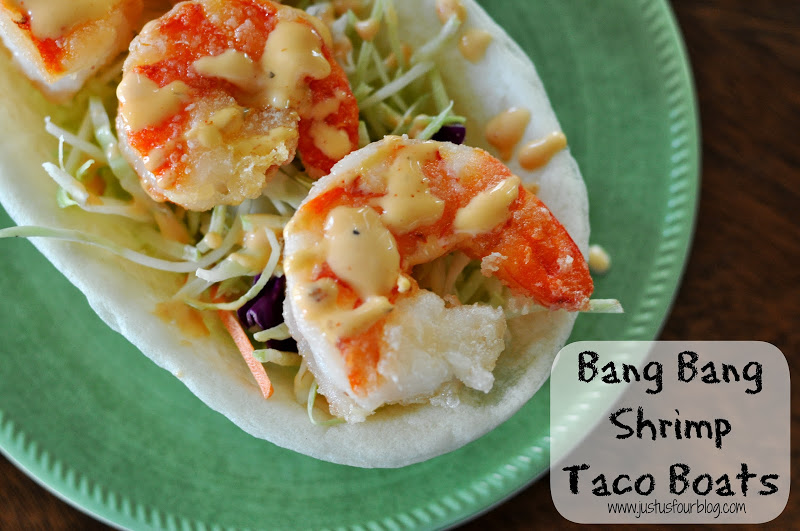Bang Bang Shrimp Taco Boats