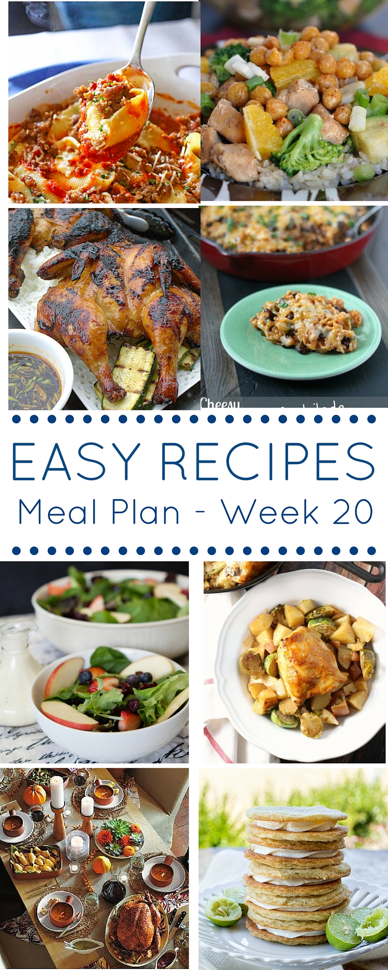 Skip the stress of deciding what is for dinner each night and use our easy dinner recipes meal plan instead!
