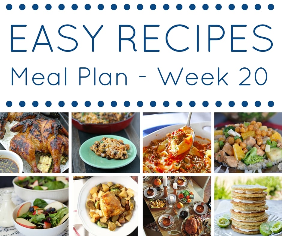 Skip the stress of deciding what is for dinner each night and use our easy recipes meal plan instead!