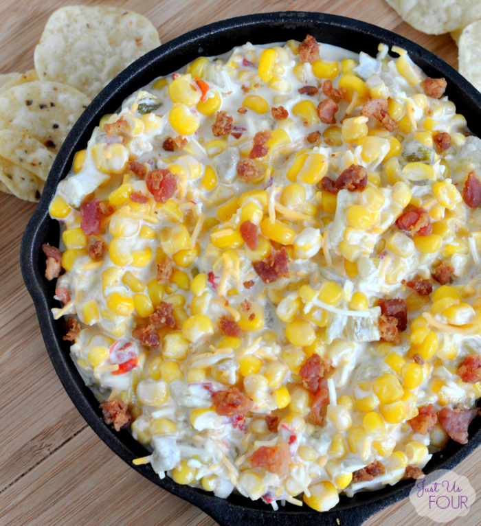 This bacon corn dip is the ultimate in party foods!