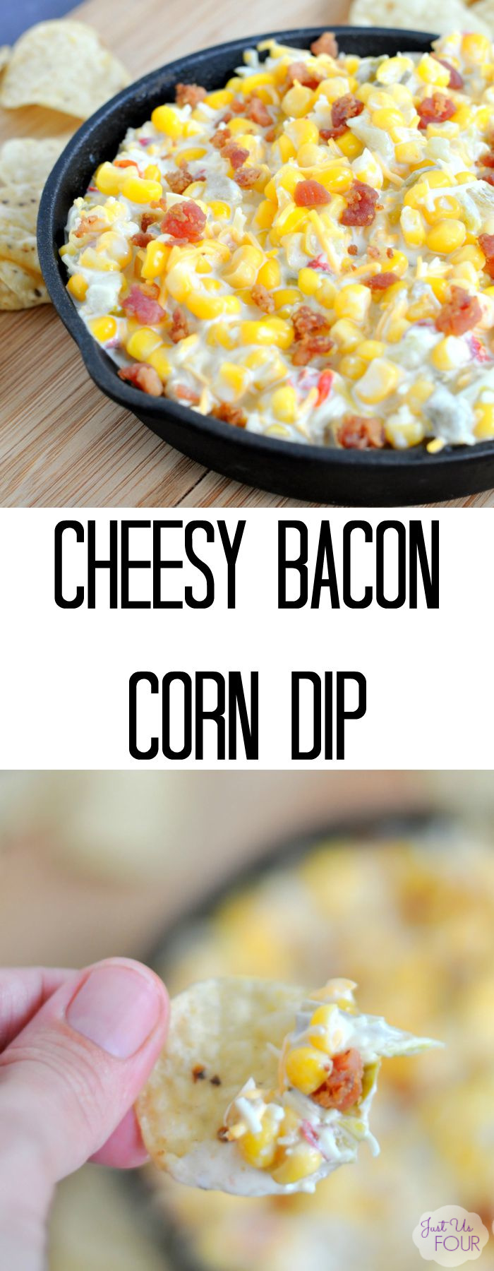 This bacon corn dip is the ultimate in party foods!