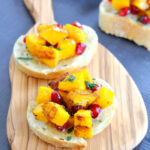 Pomegranate Pumpkin Crostini
