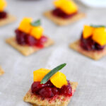 Cranberry Pumpkin Bites are the perfect quick and easy party appetizer that tastes amazing too.