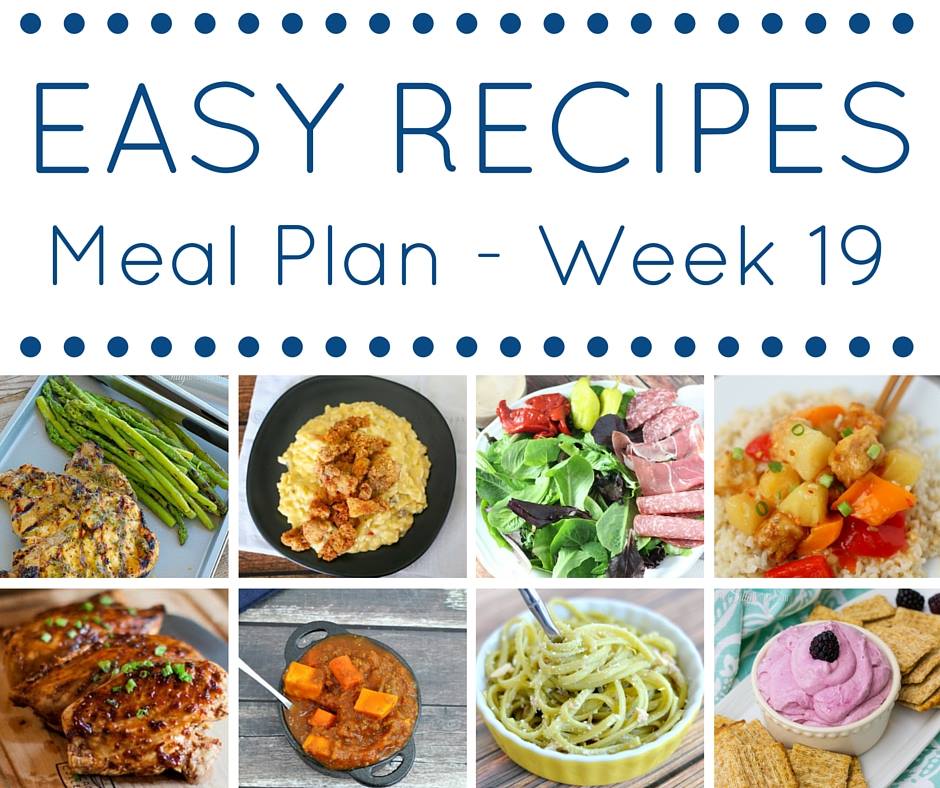 Skip the stress of deciding what is for dinner each night and use our easy recipes meal plan instead!