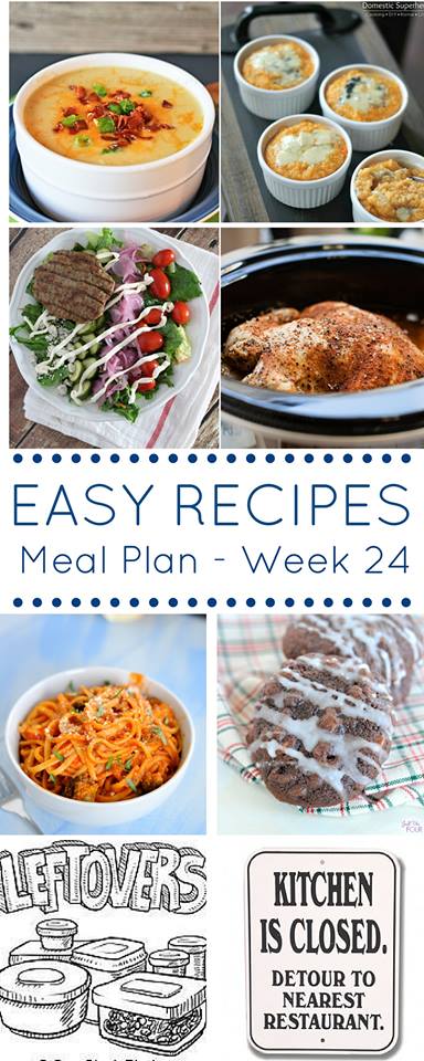Use this meal plan full of easy recipes to get dinner to the table every night!