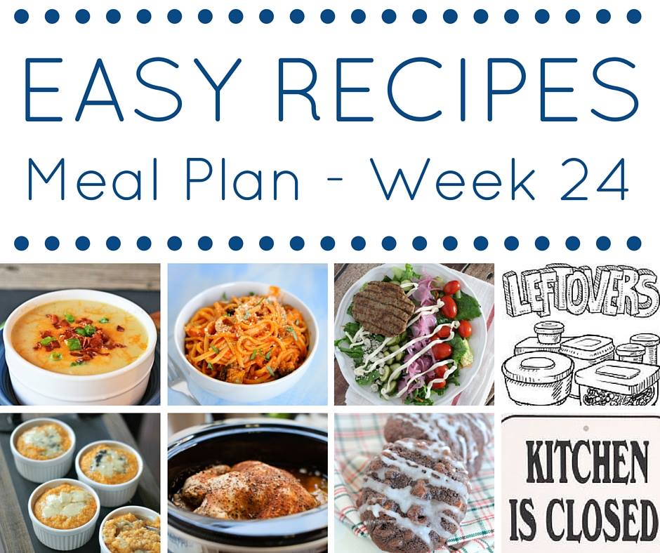 Use this meal plan full of easy recipes to get dinner to the table every night!