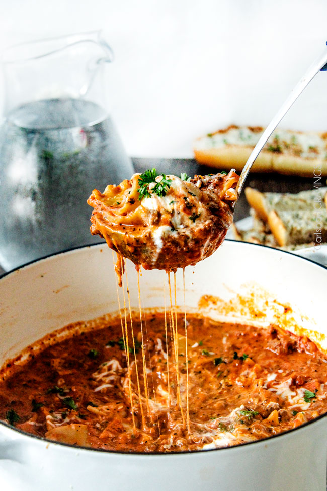 29 - Carlsbad Cravings - One Pot Lasagna Soup